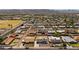 An aerial shot of a residential neighborhood on a sunny day, homes and streets at 927 E Greenway Rd, Phoenix, AZ 85042