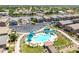 Inviting community pool area with shaded seating, offering residents a relaxing oasis at 1350 S Greenfield Rd # 2205, Mesa, AZ 85206