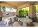Community picnic pavilion with seating and barbecue area, perfect for outdoor gatherings at 15240 N Clubgate Dr # 168, Scottsdale, AZ 85254