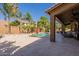 Inviting backyard with a pool, patio, and outdoor seating area perfect for entertaining at 1808 S Sailors Way, Gilbert, AZ 85295
