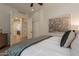 Well-lit bedroom offers a view into the rest of the home through open doorways at 1808 S Sailors Way, Gilbert, AZ 85295