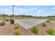 Outdoor community basketball court with manicured lawns and beautiful desert landscaping at 18916 W Laurel Ln, Surprise, AZ 85388