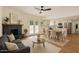 Open-concept living room and kitchen area with modern finishes and ample natural light at 2124 E Boston St, Chandler, AZ 85225