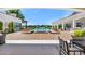 Expansive backyard features a pool, fire pit, manicured landscaping, and plenty of room for outdoor entertaining at 2339 E Virgo Pl, Chandler, AZ 85249
