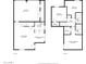 Detailed floor plan showcasing layout of home, including bedrooms, bathrooms, kitchen, living room, and garage at 244 E Ponderosa Ln, Phoenix, AZ 85022