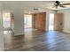 Spacious living room with brick accent wall at 244 E Ponderosa Ln, Phoenix, AZ 85022