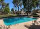 This community boasts a refreshing pool surrounded by comfortable lounge chairs at 244 E Ponderosa Ln, Phoenix, AZ 85022