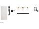 Interior design selections including a white door with black hardware, lighting, and faucet at 26205 N 19Th Ln, Phoenix, AZ 85085