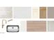 Interior design selections featuring backsplash, countertops, cabinets, flooring, and fixtures at 26205 N 19Th Ln, Phoenix, AZ 85085