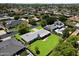 Aerial view featuring a home with a large yard, patio, and surrounding neighborhood at 4510 E Calle Tuberia --, Phoenix, AZ 85018