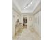 Spacious dressing area with an elegant makeup vanity, closet doors, and a walk-in closet at 5111 N 83Rd St, Scottsdale, AZ 85250
