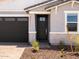 Welcoming front entrance with dark wood door, light brick accents, and minimal landscaping at 5549 S 246Th Ave, Buckeye, AZ 85326
