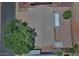An overhead view displays the house and roof, and the size and location of the lot at 5932 E Colby St, Mesa, AZ 85205
