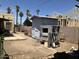 View of backyard construction site. The home has great potential! at 717 W Lynwood St, Phoenix, AZ 85007
