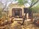 Backyard with desert landscaping, showcasing a quaint and peaceful outdoor space at 717 W Lynwood St, Phoenix, AZ 85007