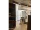 This room has white cabinets and a built-in shelf. It's in need of repairs at 717 W Lynwood St, Phoenix, AZ 85007