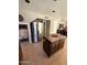 Spacious kitchen with stainless steel refrigerator, island, and plenty of cabinet space at 723 W Milada Dr, Phoenix, AZ 85041