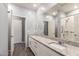 The main bathroom features a double vanity, lots of counter space, and a shower-tub combo at 7618 S Lone Pine Pl, Gold Canyon, AZ 85118