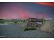 The Liberty Park community sign sits under a colorful dusk sky at 9678 W Patrick Ln, Peoria, AZ 85383