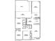 Detailed floor plan showcasing three bedrooms, two bathrooms, kitchen, living, dining, lanai, garden and garage at 11141 W Cameo Dr, Sun City, AZ 85351