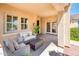A delightful outdoor space with comfortable seating and a serene ambiance at 13444 W Cabrillo Dr, Sun City West, AZ 85375