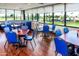 Enjoy dining with views of the golf course in the bright and cheerful dining area at 1640 E Augusta Ave, Chandler, AZ 85249