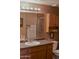 Cozy bathroom featuring a vanity with ample countertop space and a shower at 1825 W Ray Rd # 1134, Chandler, AZ 85224