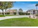 Well maintained community grounds and pergola area, surrounded by a rod iron fence at 1825 W Ray Rd # 1134, Chandler, AZ 85224