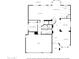 Layout of first floor with kitchen, living room, dining room, guest bedroom, and garage at 1922 E Everett Dr, Phoenix, AZ 85022