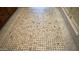 View of the floor made of a mosaic design, complete with marble tiles in an elegant pattern at 19475 N Grayhawk Dr # 1115, Scottsdale, AZ 85255