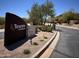 Tesoro at Grayhawk community sign framed by desert landscaping, with a street view at 19475 N Grayhawk Dr # 1115, Scottsdale, AZ 85255