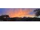 Scenic mountain view landscape, exhibiting desert flora during a vividly colorful sunset at 19475 N Grayhawk Dr # 1115, Scottsdale, AZ 85255
