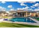 Stunning pool and backyard with gazebo, covered patio and outdoor seating at 2052 E Scorpio Pl, Chandler, AZ 85249