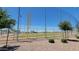Well-maintained baseball field with secure fencing and professional netting at Frontier Gathering Park at 21985 E Quintero Rd, Queen Creek, AZ 85142