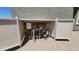 Pool equipment is enclosed and properly ventilated to protect it from the elements at 21985 E Quintero Rd, Queen Creek, AZ 85142
