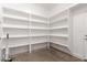 Spacious pantry with open shelving for storage and organization at 24350 S 208Th Pl, Queen Creek, AZ 85142