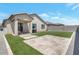 Spacious backyard has low maintenance landscaping with a covered patio area at 28065 N 171St Dr, Surprise, AZ 85387