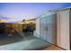 Spacious backyard shed providing ample storage space and organization for your outdoor equipment at 3604 E Derringer Way, Gilbert, AZ 85297