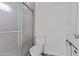 Clean bathroom featuring a shower, toilet, and vanity with modern fixtures and tile at 3754 W Hearn Rd, Phoenix, AZ 85053