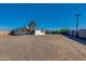 Open backyard with ample space, offering versatility for various outdoor activities at 3944 W Wilshire Dr, Phoenix, AZ 85009