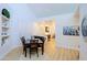 Cozy dining area featuring an open concept layout and easy access to the kitchen at 4039 E Paradise Dr, Phoenix, AZ 85028