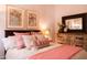 Charming bedroom includes stylish furnishings and decorative accents for a comfortable retreat at 5515 S Caisson Way, Mesa, AZ 85212