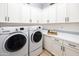 Efficient laundry room with ample storage and modern appliances for convenient chores at 5515 S Caisson Way, Mesa, AZ 85212