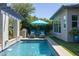 Inviting pool area with built-in BBQ and lounge chairs for poolside relaxation at 5515 S Caisson Way, Mesa, AZ 85212
