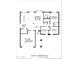 Detailed floor plan showcasing a flowing layout with three bedrooms, a large great room, and a two-car garage at 6620 E Paradise Ln, Scottsdale, AZ 85254