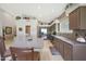 Modern kitchen features stainless steel appliances, tile backsplash, island seating, and generous cabinet space at 7307 E Black Rock Rd, Scottsdale, AZ 85255