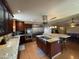 Spacious kitchen with stainless steel appliances, granite countertops, and a center island at 9221 N 48Th Dr, Glendale, AZ 85302