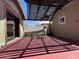 Covered patio with a ceiling fan and views of the backyard at 9221 N 48Th Dr, Glendale, AZ 85302