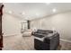 Spacious living room with sliding glass doors and big windows to provide lots of natural light at 9535 E Tupelo Ave, Mesa, AZ 85212