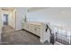 Upstairs hallway featuring white cabinetry and carpeted floors at 1311 N Congress Dr, Chandler, AZ 85226